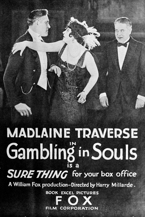 Movie poster for Gambling in Souls (1919)