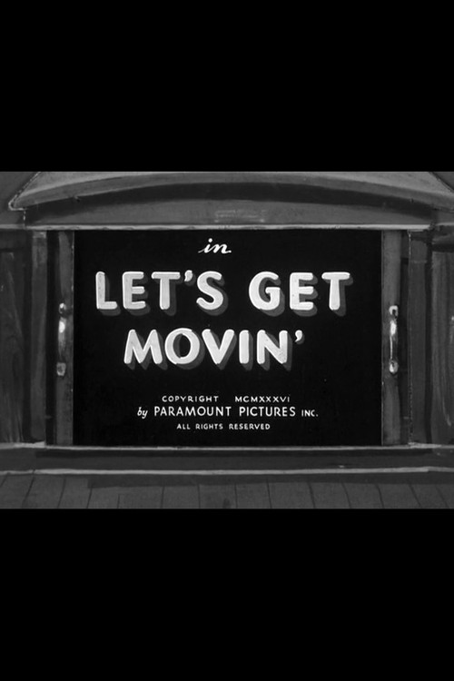 Movie poster for Let's Get Movin' (1936)
