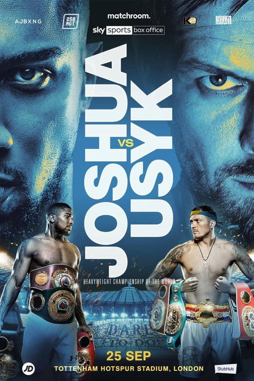 Movie poster for Anthony Joshua vs. Oleksandr Usyk (2021)