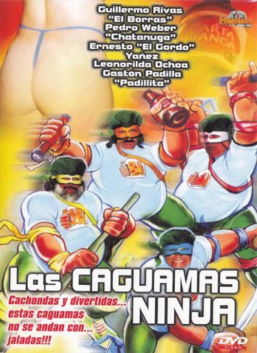 Movie poster for Las caguamas ninja (1991)
