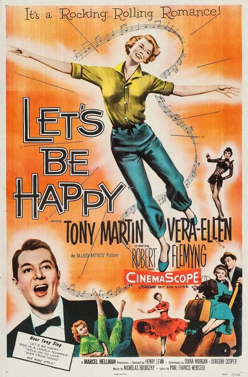 Movie poster for Let's Be Happy (1957)