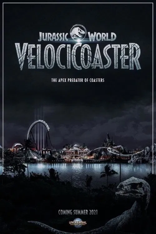 Movie poster for The Making of Jurassic World VelociCoaster (2021)