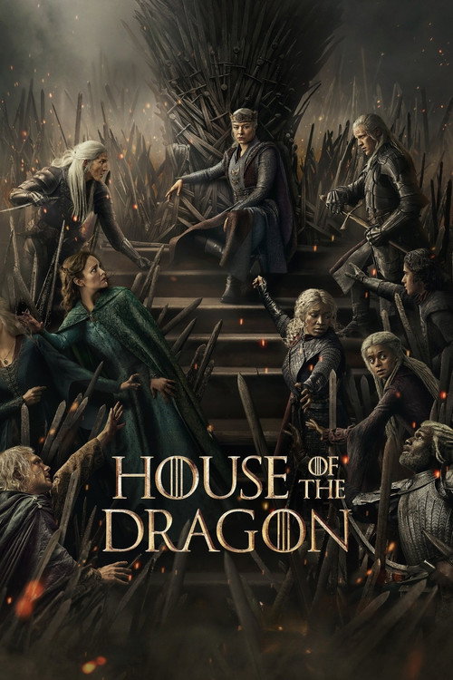 Series poster for House of the Dragon (2022)