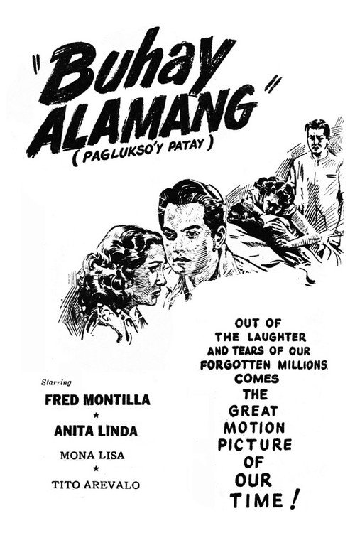 Movie poster for Buhay Alamang (1952)