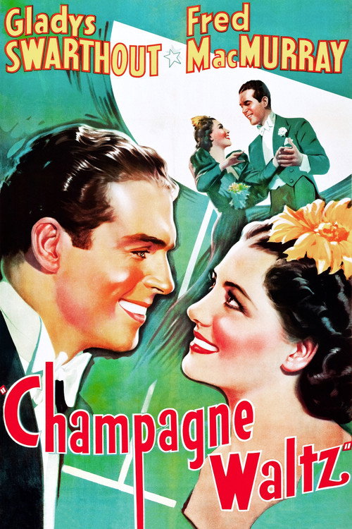 Movie poster for Champagne Waltz (1937)