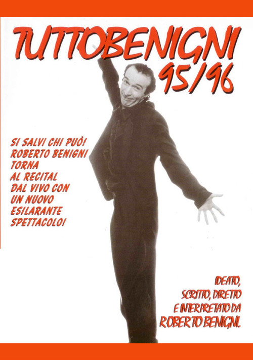 Movie poster for TuttoBenigni 95/96 (1996)