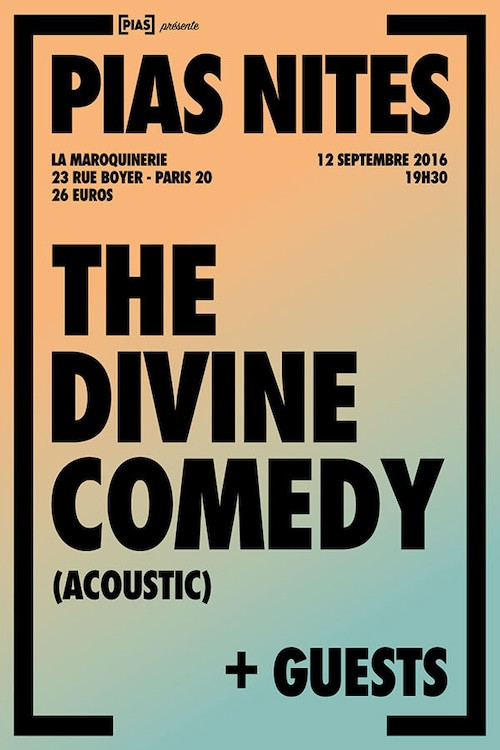 Movie poster for The Divine Comedy - La Maroquinerie acoustic 2016 (2016)