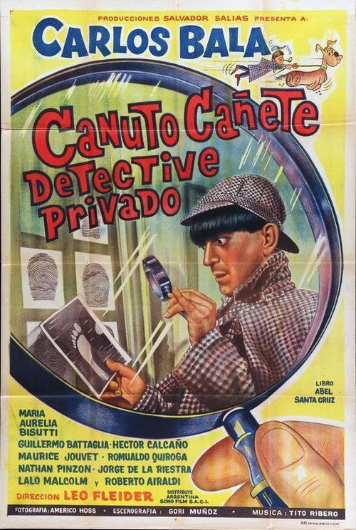 Movie poster for Canuto Cañete, detective privado (1965)