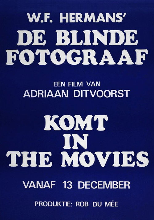 Movie poster for De blinde fotograaf (1973)