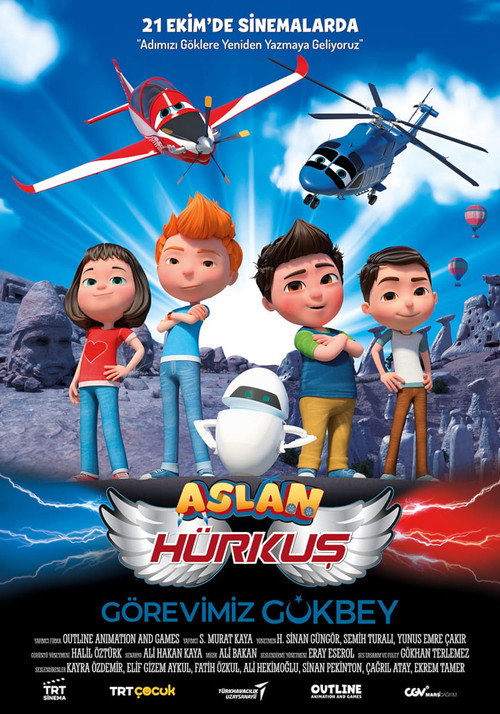 Movie poster for Aslan Hürkuş: Görevimiz Gökbey (2022)