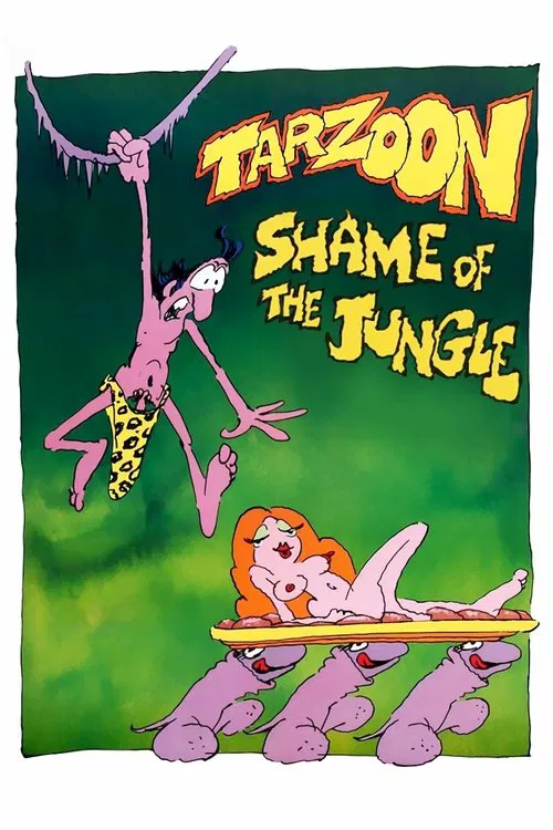 Movie poster for Tarzoon: Shame of the Jungle! (1975)