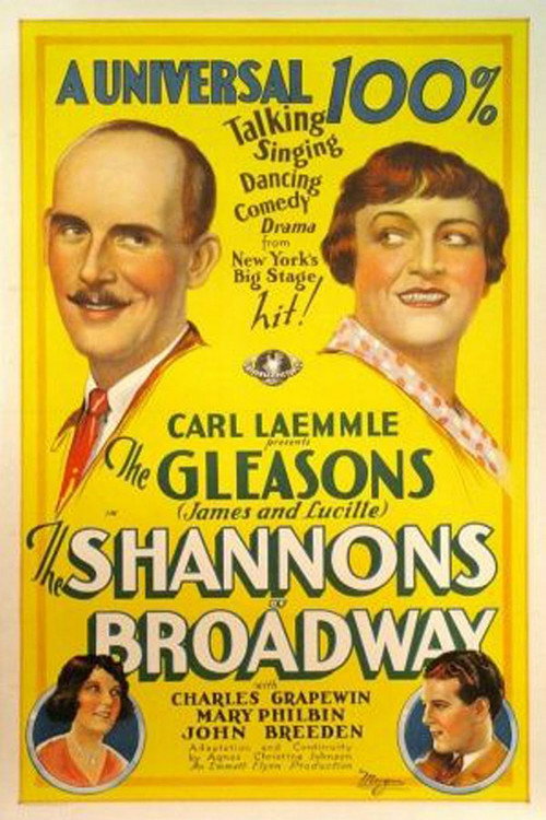 Movie poster for The Shannons of Broadway (1929)