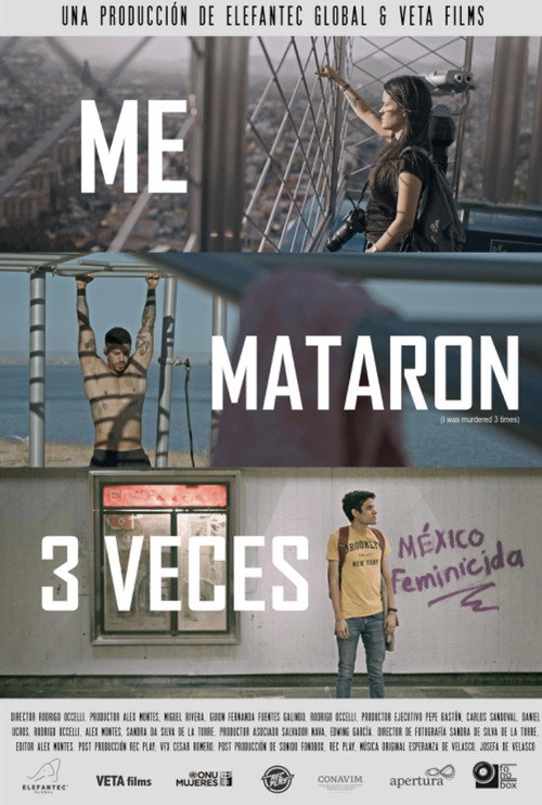 Movie poster for Me Mataron 3 Veces (2023)