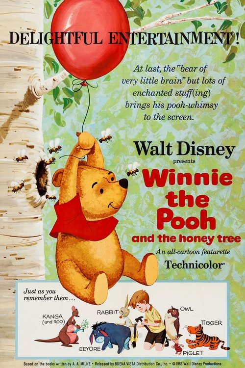 Movie poster for Winnie the Pooh and the Honey Tree (1966)