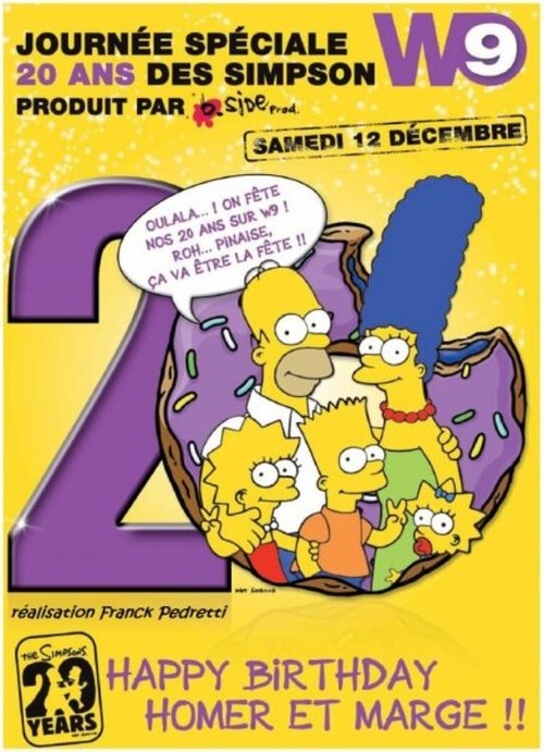 Movie poster for 20 years of Simpsons (2009)