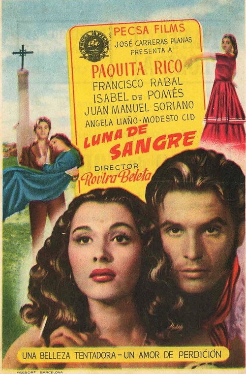 Movie poster for Luna de sangre (1952)