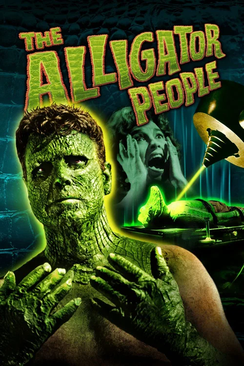 Movie poster for The Alligator People (1959)
