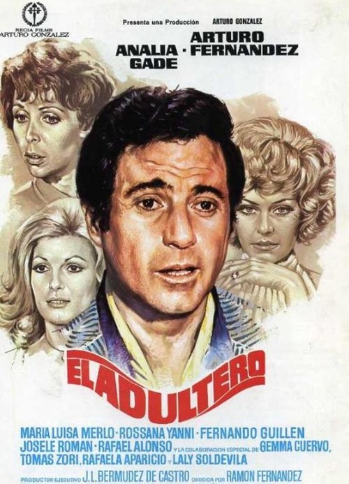 Movie poster for El adúltero (1975)