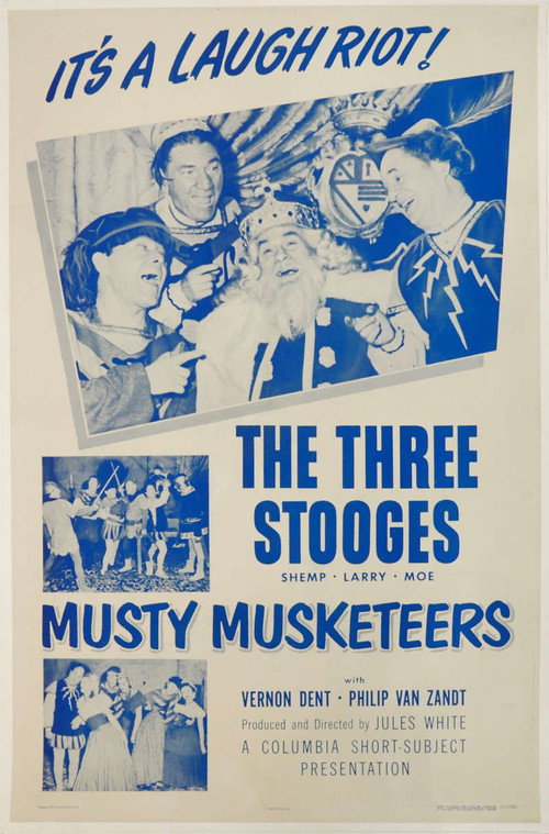 Movie poster for Musty Musketeers (1954)