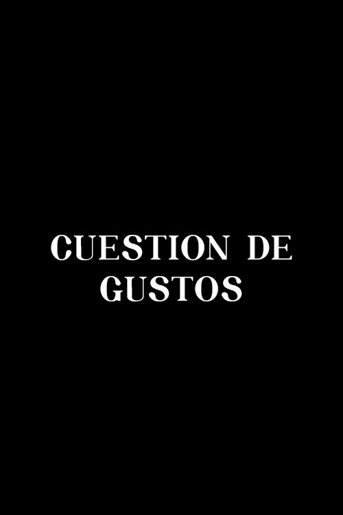Movie poster for Cuestión de gustos (1961)