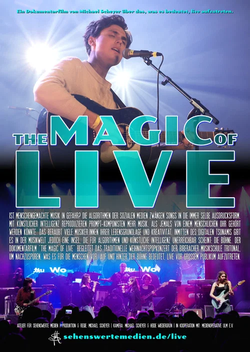 Movie poster for The Magic of LIVE