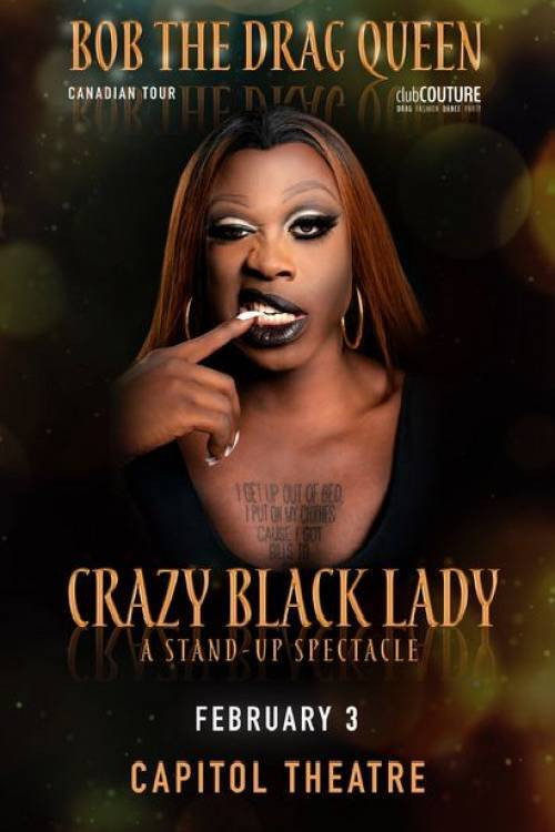 Movie poster for Bob the Drag Queen: Crazy Black Lady (2020)