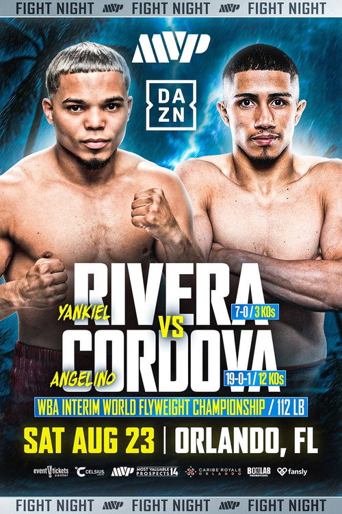 Movie poster for Yankiel Rivera vs. Angelino Cordova (2025)