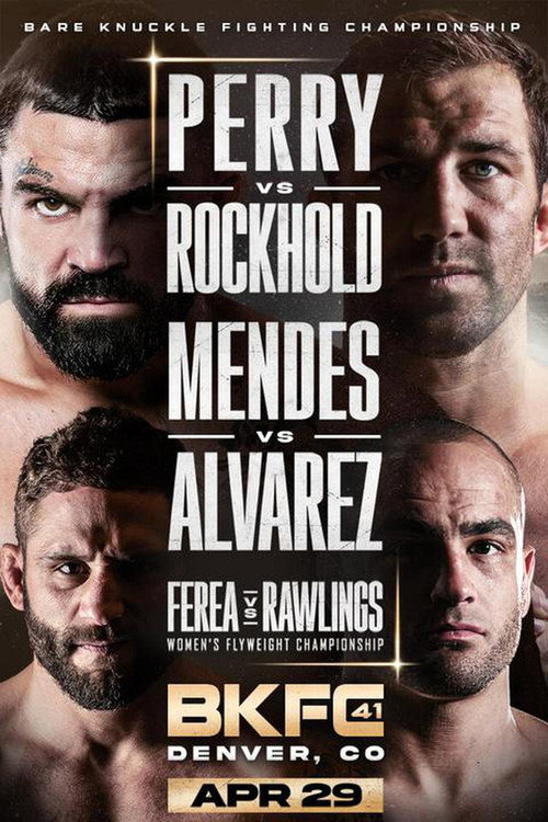 Movie poster for BKFC 41: Perry vs. Rockhold (2023)