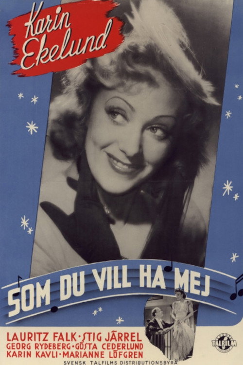 Movie poster for Som du vill ha mej (1943)