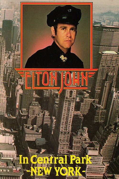 Movie poster for Elton John: Central Park, NYC 1980 (1980)