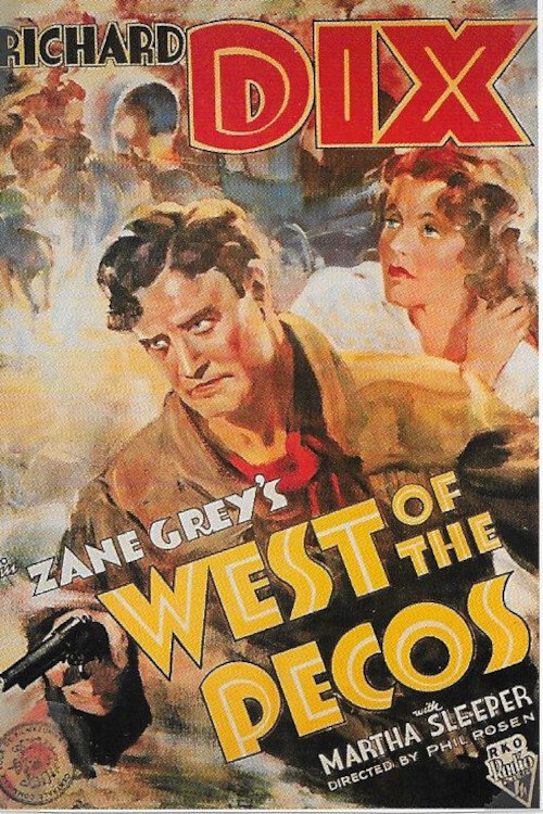 Movie poster for West of the Pecos (1934)