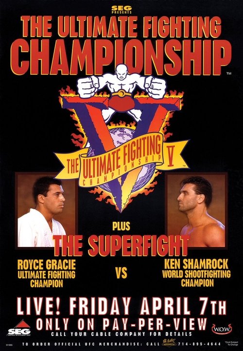 Movie poster for UFC 5: Return Of The Beast (1995)