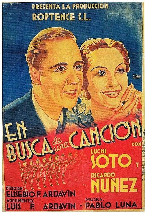 Movie poster for En busca de una canción (1937)