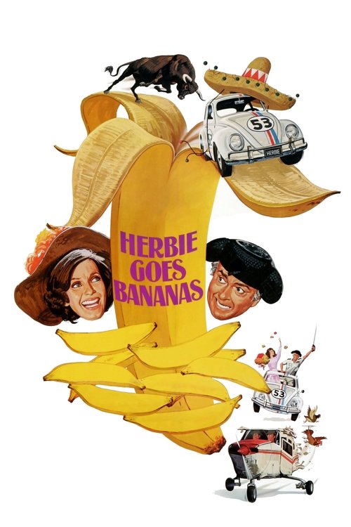 Movie poster for Herbie Goes Bananas (1980)