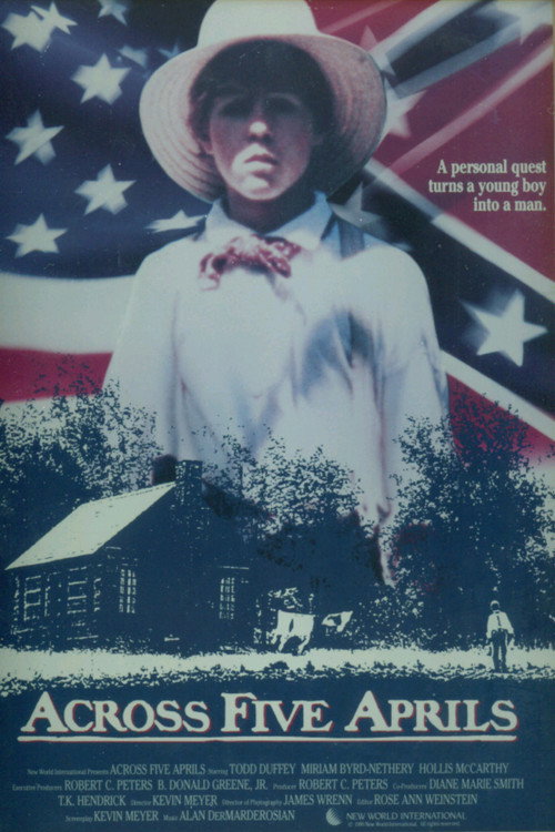 Movie poster for Across Five Aprils (1990)