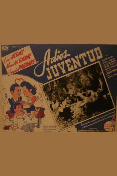 Movie poster for Adiós juventud (1943)