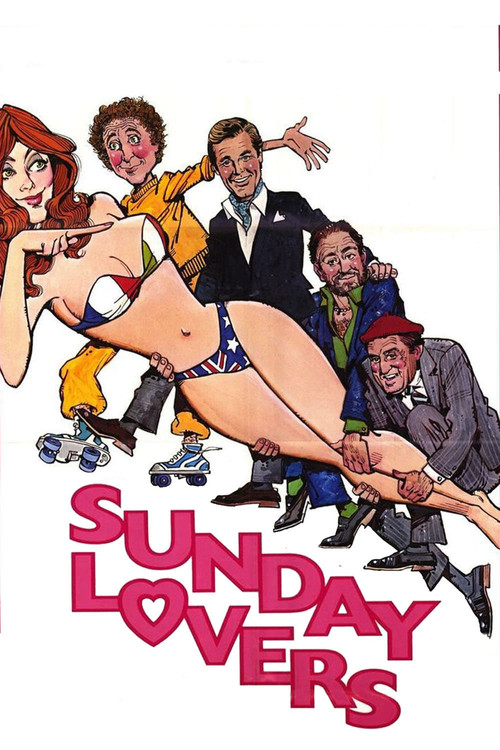 Movie poster for Sunday Lovers (1980)