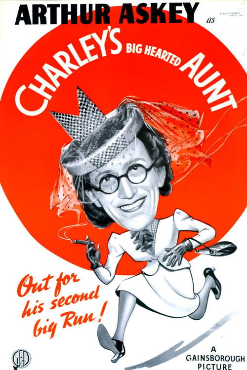 Movie poster for Charley's (Big-Hearted) Aunt (1940)
