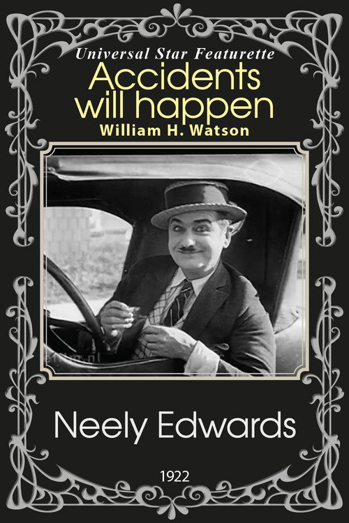 Movie poster for Accidents Will Happen (1922)