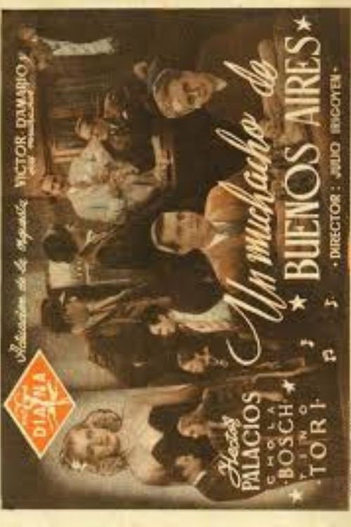 Movie poster for Un muchacho de Buenos Aires (1944)