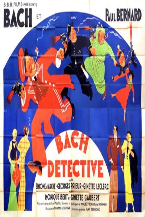 Movie poster for Bach the Detective (1936)