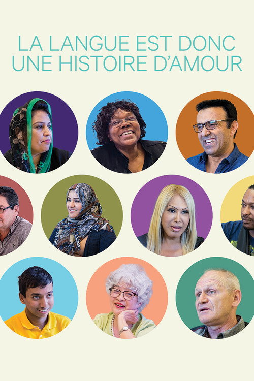 Movie poster for La langue est donc une histoire d'amour (2019)