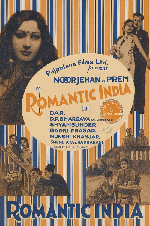 Movie poster for Romantic India (1936)