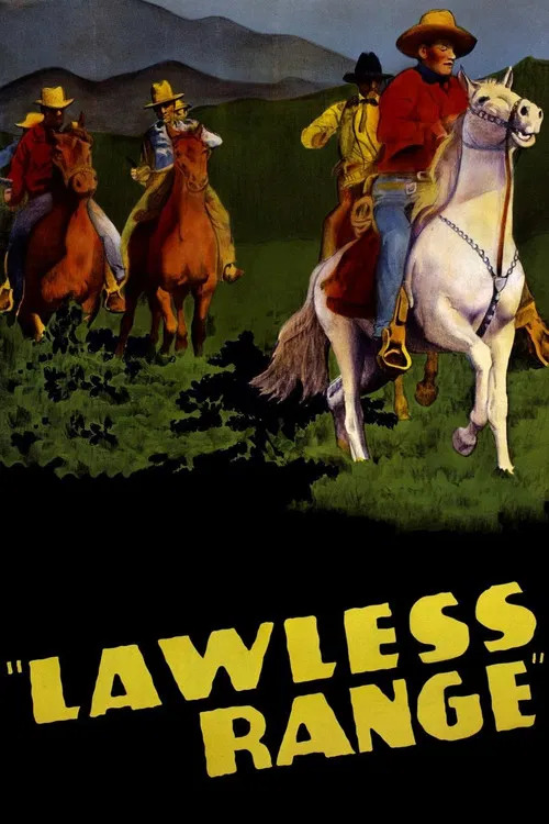 Movie poster for Lawless Range (1935)