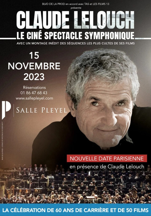 Movie poster for Claude Lelouch - Le symphonique (2023)