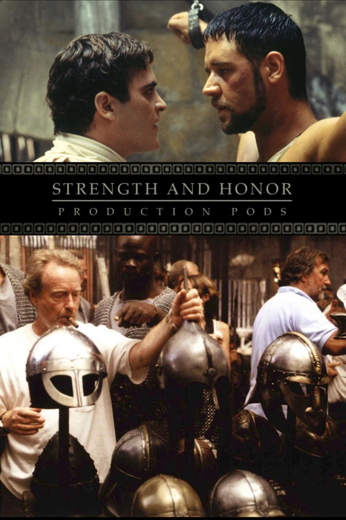 Movie poster for Strength and Honor: Production Pods (2005)