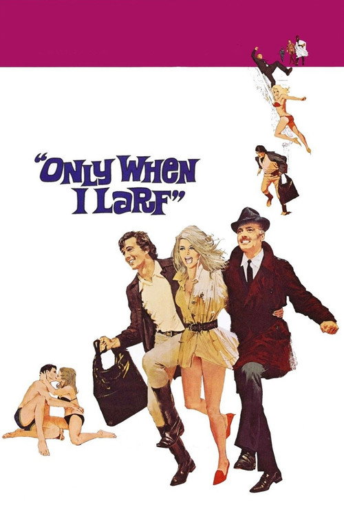 Movie poster for Only When I Larf (1968)