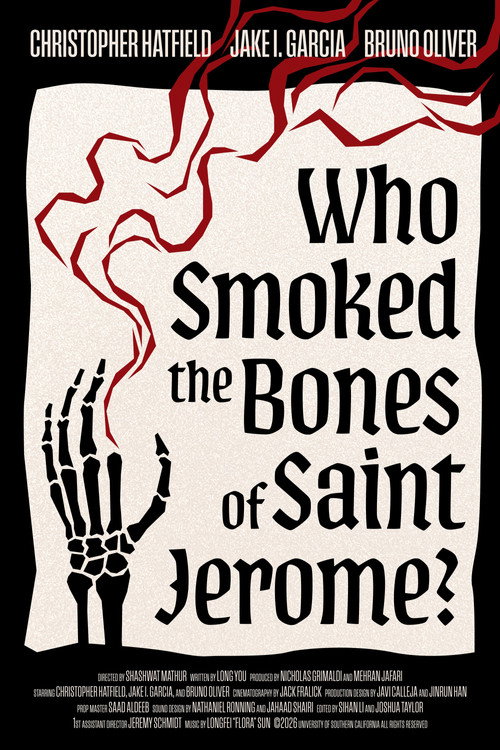 Movie poster for Who Smoked The Bones of Saint Jerome? (2026)