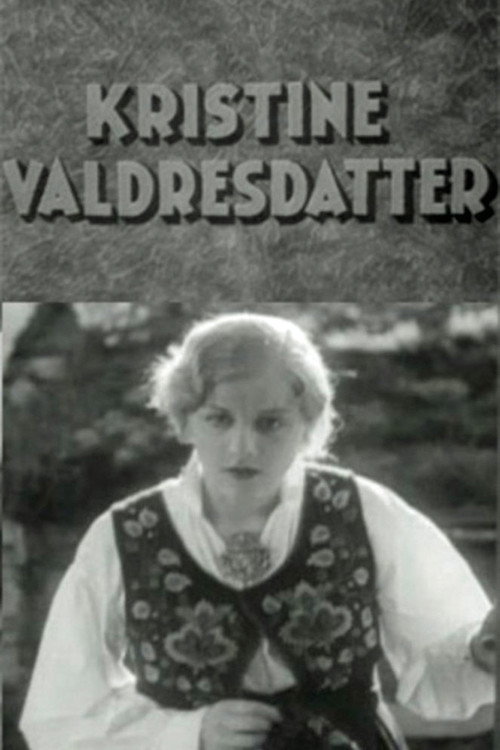 Movie poster for Kristine Valdresdatter (1930)