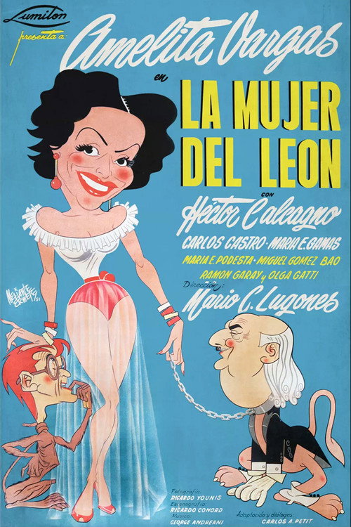Movie poster for La mujer del león (1951)